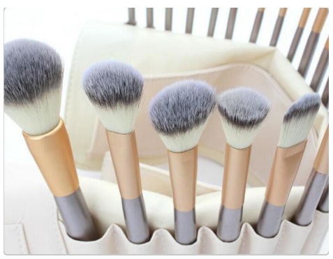 Persian Make-up Brush Suit Rice White Make Up Brush, Champagne Color Brush Handle Make-up Brush Without Persian Make-up Brush Suit Rice White Make Up Brush, Champagne Color Brush Handle Make-up Brush Without